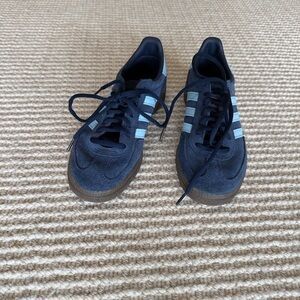 Adidas Dark Blue Sneakers with Sky Blue Accents